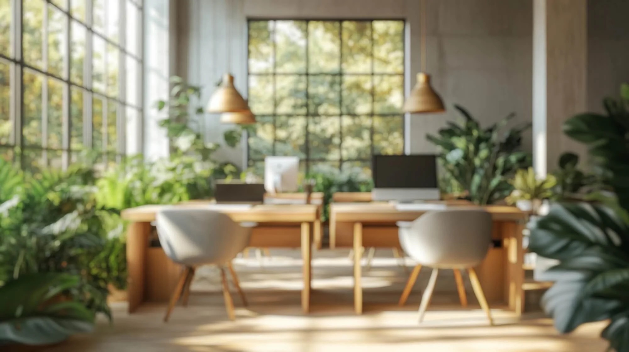A calm, sunlit room